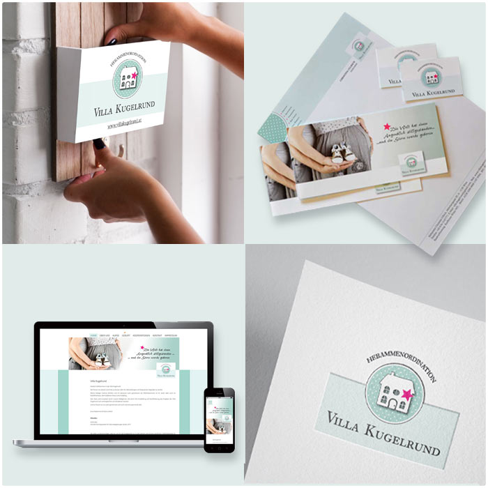 corporate design hebammenpraxis