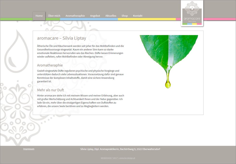 aromatheraphie-Website